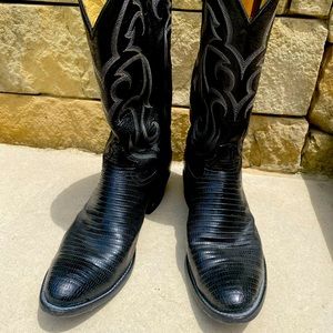 Tony Lama lizard boot size 11D